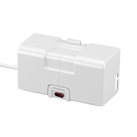 Powered Cable Management Box in White
