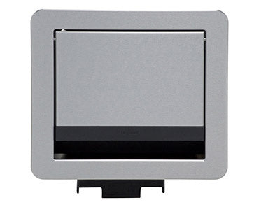 TB672PPAL InteGreat™ Cord Ended All Power Table Box in Aluminum