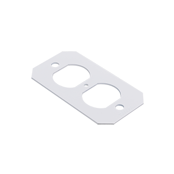 8DP Evolution™ 8AT Duplex Device Plate