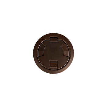 6CTC2BZTR Evolution™ 6 inch Poke Thru Surface Style Cover with Tamper-Resistant in Bronze