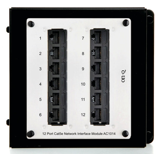 12-Port Cat5e Network Interface Module