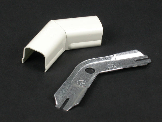 V712 700 45 Degree Flat Elbow Fitting in Ivory