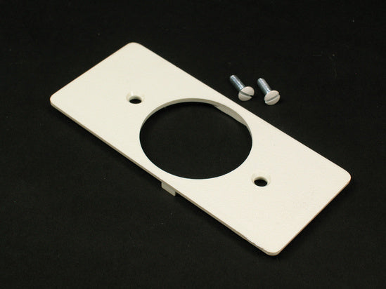 5507T1-WH 5500 Single Receptacle Faceplate Fitting in White