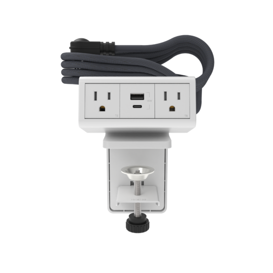 dash™ 3-Cube Desktop Power Center in White