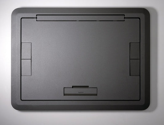 EFB6810BTGY - Wiremold - Evolution EFB6810 Flush Style Cover with Solid Lid in Gray