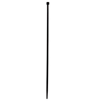 11 Inch Black Cable Ties - 100 Pack