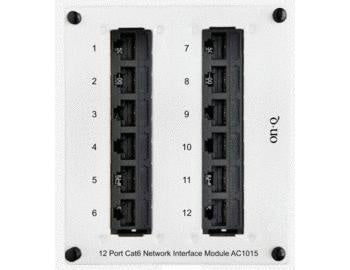 12-Port Cat6 Network Interface Module