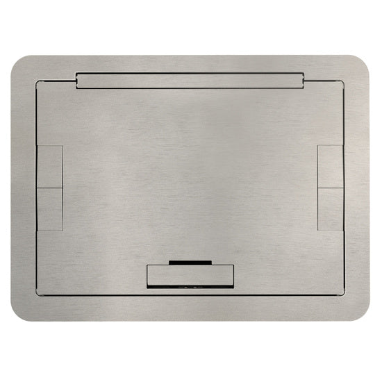 Evolution™ EFB6810 Flush Style Cover with Solid Lid in Satin Nickel