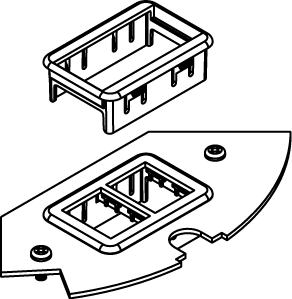 CRFB-RT-3 Communication Device Plate