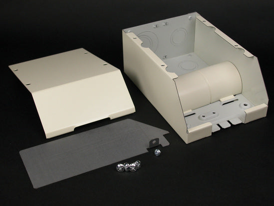 2410DFO-FW 2400 Divided Entrance End Fitting in Fog White