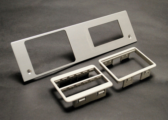 AL241FP6A-DEC AL241S-HB Lab Bench Work Surface Portal Faceplate