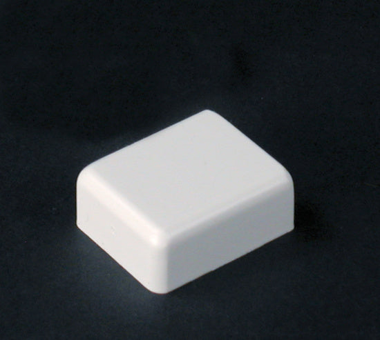 2710B Uniduct® Blank End Fitting Fitting in Ivory