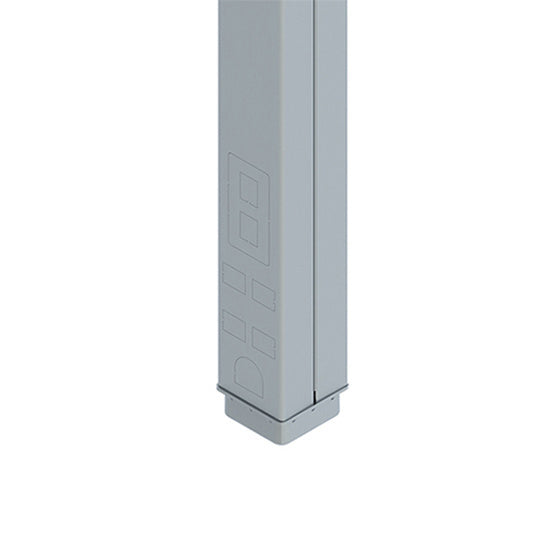 25DTC-412DG Series Steel Poles in Designer Gray