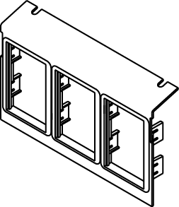 C8005P-3ACT AC Communication Plate