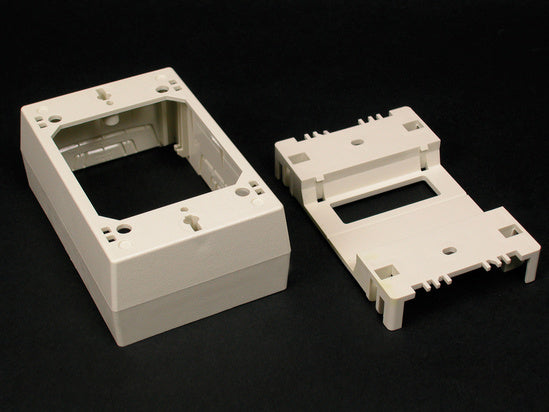 2348D Extra Deep Device Box Fitting in Ivory