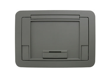 EFB45CTGYTR Evolution™ EFB45 Floor Box Flush Style Cover with Floor Insert in Gray