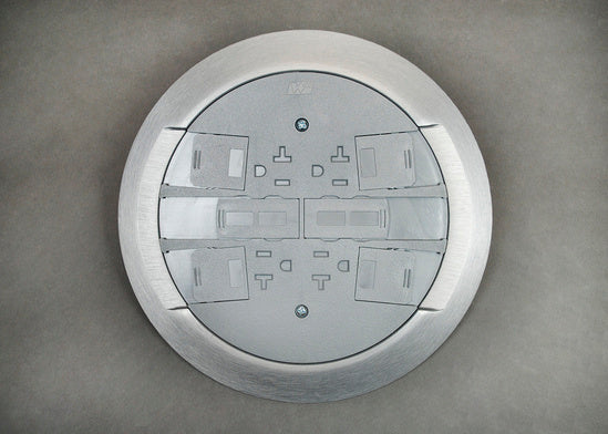 RP4CTCGY Ratchet-Pro™ Multiple Service Floor Box Cover Kit in Gray