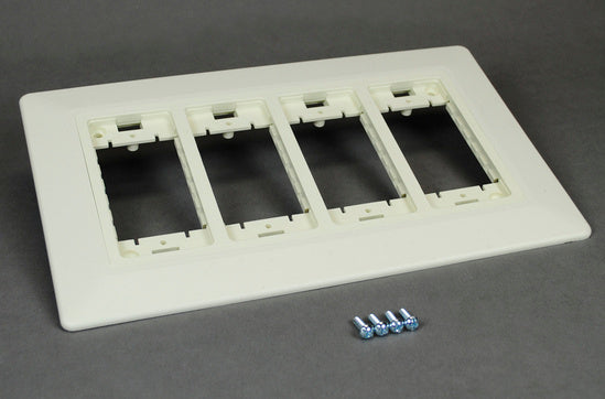 WSA07-4A WallSource™ Device Mounting Bracket and Trim Ring in Ivory
