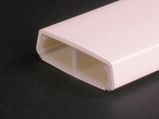 2300BACD Divided Raceway Base and Cover in Ivory