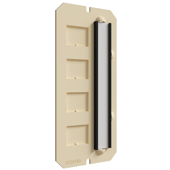 2 1/2-Gang Labeled Data Plate