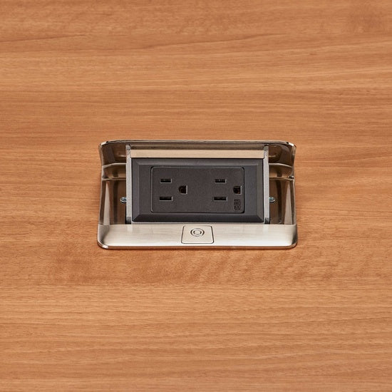 DQFP15BK Cord Ended deQuorum™ Single-Flip Up Unit in Black