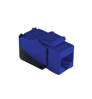 RJ45 Snap & Go Cat6 Keystone Insert in Blue