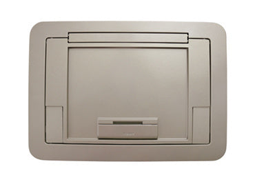 EFB45CTNKTR Evolution™ EFB45 Floor Box Flush Style Cover with Floor Insert in Nickel