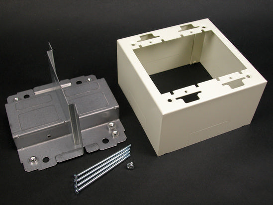 V2444D-2N 2400D Divided Device Box Fitting in Ivory