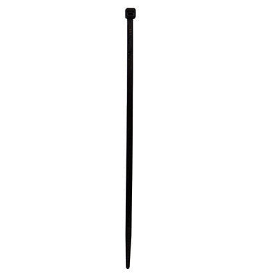 7.5 Inch Black Cable Ties - 100 Pack