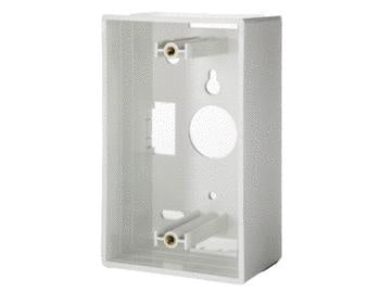 Single Gang Surface Mount Box in White