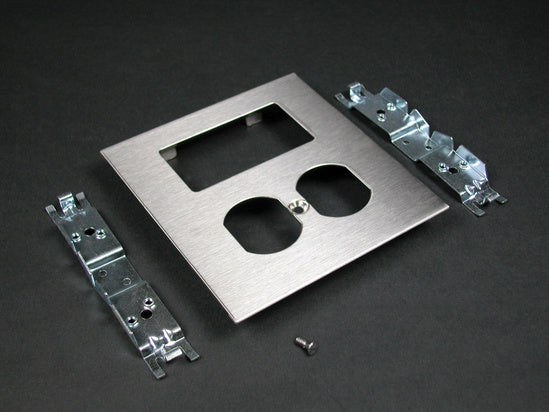 S4048BF Duplex Receptacle Device Cover With Modular Furniture Opening