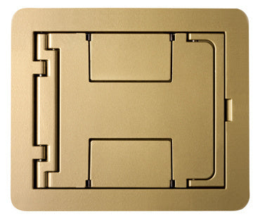 FPBTBS- FloorPort™ Blank Cover Assembly in Brass