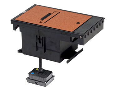 XB814CL1420BN Exterior Box Cover Assembly Lock Recessed in Brown