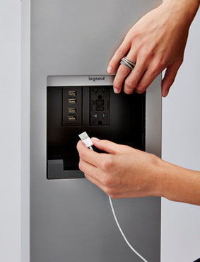 XCSPP2GUU-BZ Outdoor Charging Station Two Gang 2 USB in Bronze