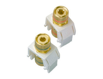 Audio Binding Post in White