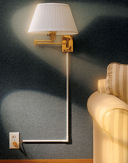 300 Latching Hide Cord Duct in Ivory