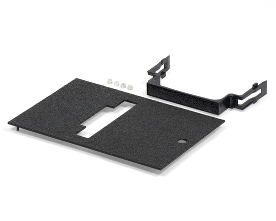 XB814CPBK Outdoor Ground Box Cover Plate Kit in Black