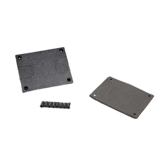 829PSTC-BLK Communications Cover Plate in Black