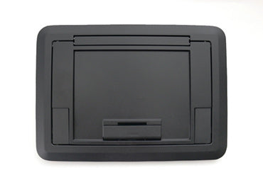 EFB45CTCBKTR Evolution™ EF45 Floor Box Surface Style Cover with Floor Insert in Black