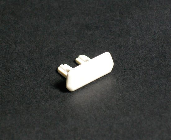 410B-WH 400 Blank End Fitting in White