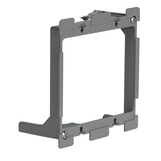 2-Gang Low Voltage Old Work Mounting Bracket with QuickConnect