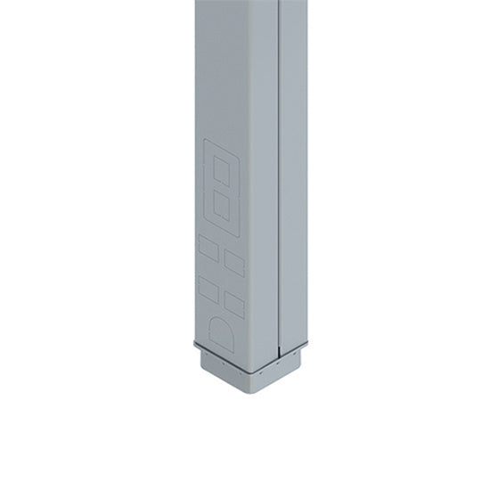 25DTP-412 Tele-Power Poles in Ivory