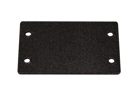 AV9004BK Blank Plate Double in Black