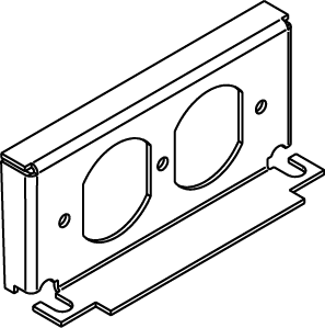 CIHT-D Internal Duplex Receptacle Bracket