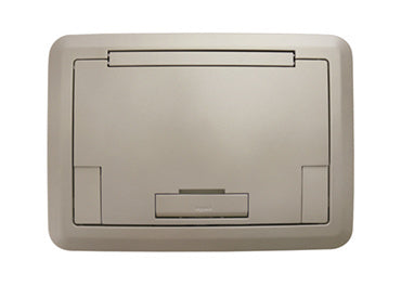 EFB45BTCNKTR Evolution™ EFB45 Floor Box Surface Style Cover with Solid Lid in Nickel