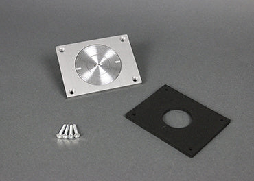 830CKTCAL-3/4 Omnibox® Rectangular Aluminum Duplex Cover Plate