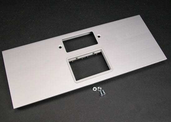 AL5256-GACT Large Multi-Channel Raceway GFCI and 6A Mini Adapter Cover Plate