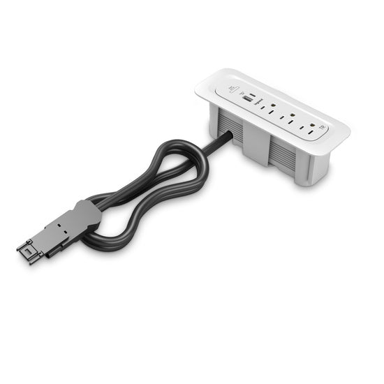 MDEF3-WH ModPower End Unit in Surface in White