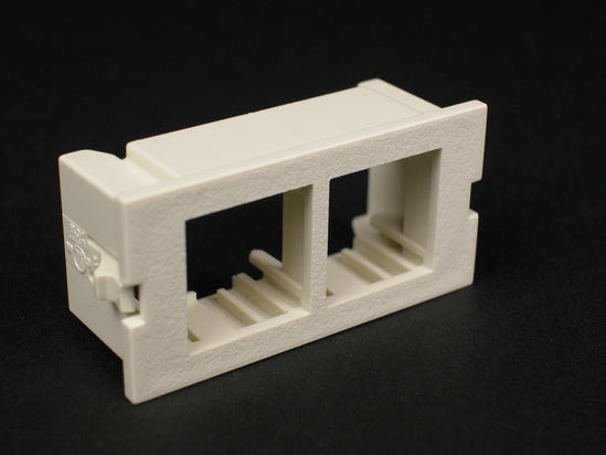 CM2-U2NOR CM 2A Dual Flushmount Nordx and CDT Unloaded Module in Ivory