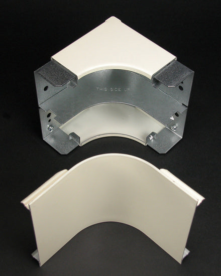 V4017FO 4000 Radiused Full Capacity Internal Elbow Fitting in Ivory